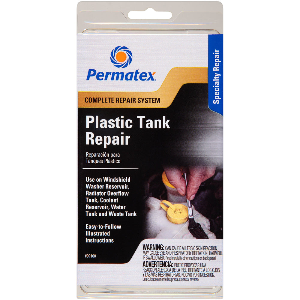 Permatex kit front packaging showing contents and quick-curing benefit