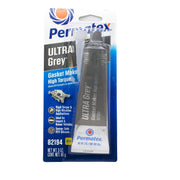 Permatex Ultra Grey front packaging showing 12-pack and professional benefit