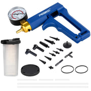 PESIKO front view showing pump, gauge, and accessories for accurate diagnostics
