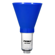 PESIKO front view threaded funnel showing secure seal and neat pour benefit