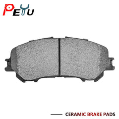 PEYU front pad installed on Nissan Rogue wheel demonstrating fit confirmation