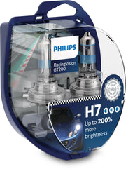 PHILIPS front packaging showing RacingVision GT200 benefits and branding
