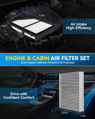 PHILTOP filters installed in engine bay demonstrating easy under-hood fit
