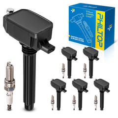 PHILTOP front view of UF807 coil pack kit showing complete set and benefit reliability