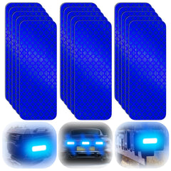 PHIXBEAR front pack showing twenty blue reflective stickers and benefits