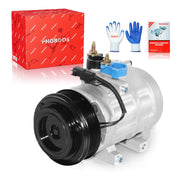 PHOBOOS compressor front view showing full unit and bolt pattern, aiding quick fit checks