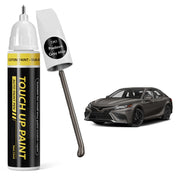 Pholeon front packaging of 1H1 Predawn Gray Mica paint pen showing product benefits