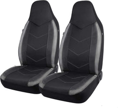PIC AUTO front seat cover full view showing sporty upgrade and protection