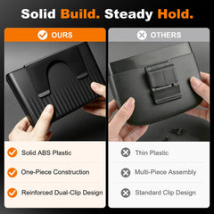 PIFOOG side view clipped to door pocket for space-saving organization