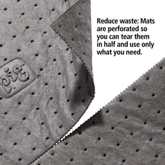 PIG dimple pattern detail highlighting faster wicking for quicker spill cleanup