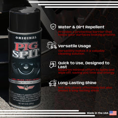 Pig Spit nozzle close-up spraying for easy precise application