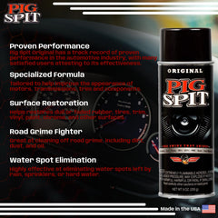 Pig Spit used in engine bay delivering clean appearance and protection