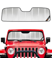 Pigenius BLAZBLOCK front view on Jeep Wrangler showing coverage and protection