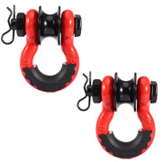 Pilida front packaging showing red shackles and tow kit, durable and ready
