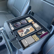 PIMCAR front view showing organizer tray and fit in packaging for quick identification and benefit