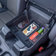 PIMCAR front view of console insert showing neat organization and easy access