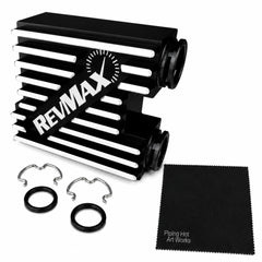 Piping Hot RevMax bypass valve and steel screw front view showing durable construction and improved cooling