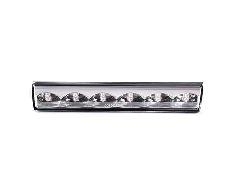 PIT66 front view on cap showing bright LED stop lamp for clearer signaling