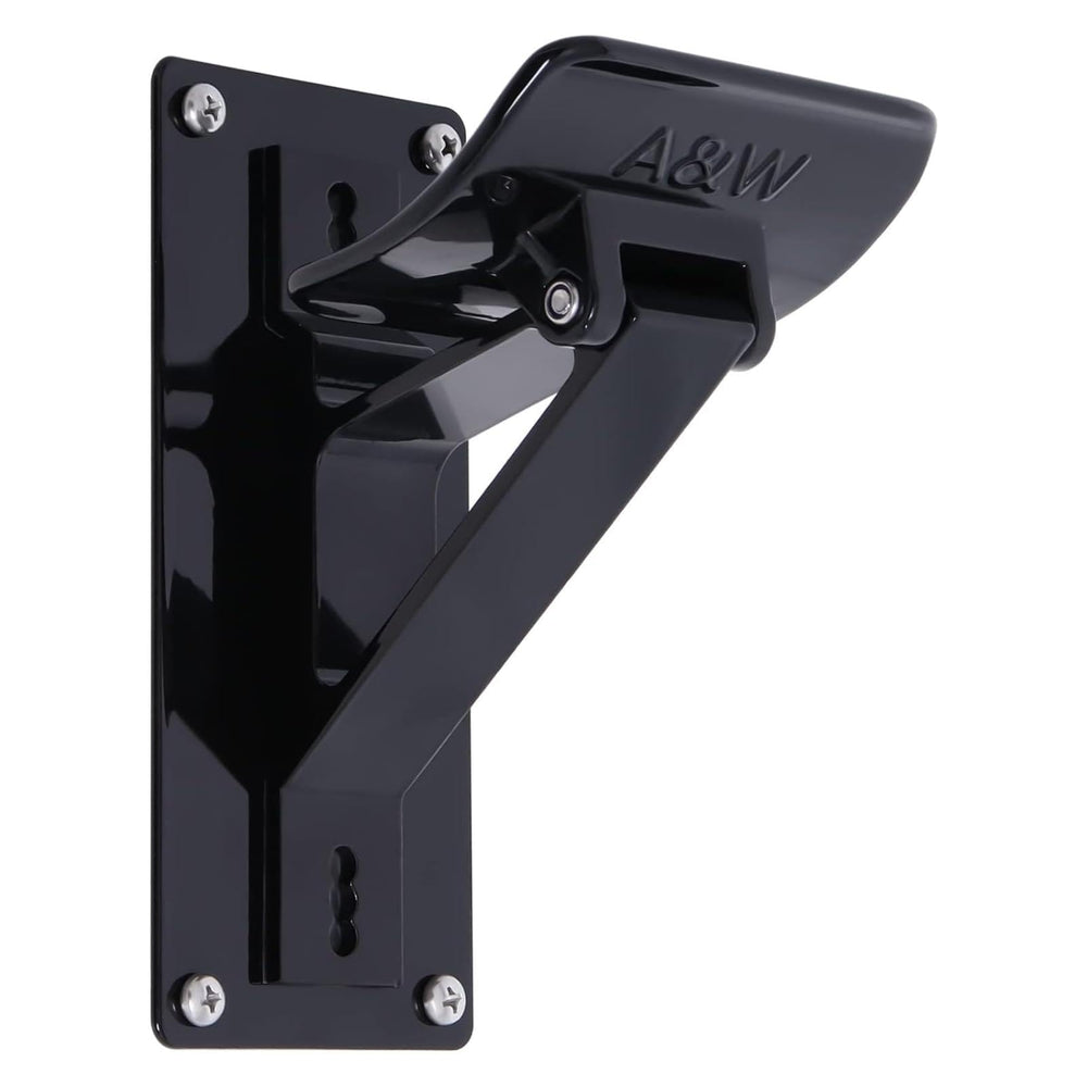 Piwerod front view of awning support showing compact design and secure fit