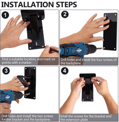 Piwerod support with installation tools indicating quick, easy assembly