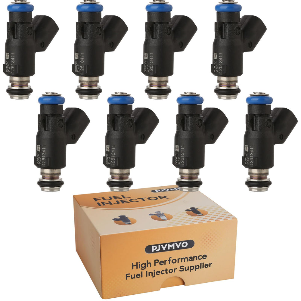 Pjvmvo front packaging showing complete eight-injector kit and fitment benefit