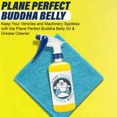 Plane Perfect close-up spray nozzle delivering even mist for controlled application