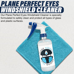 Plane Perfect spray action closeup demonstrating even coverage and ease