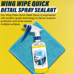 Plane Perfect spray action applied to surface for quick detail benefits