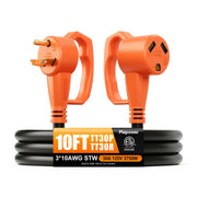 plapower front TT-30P connector showing secure fit and fast hookup
