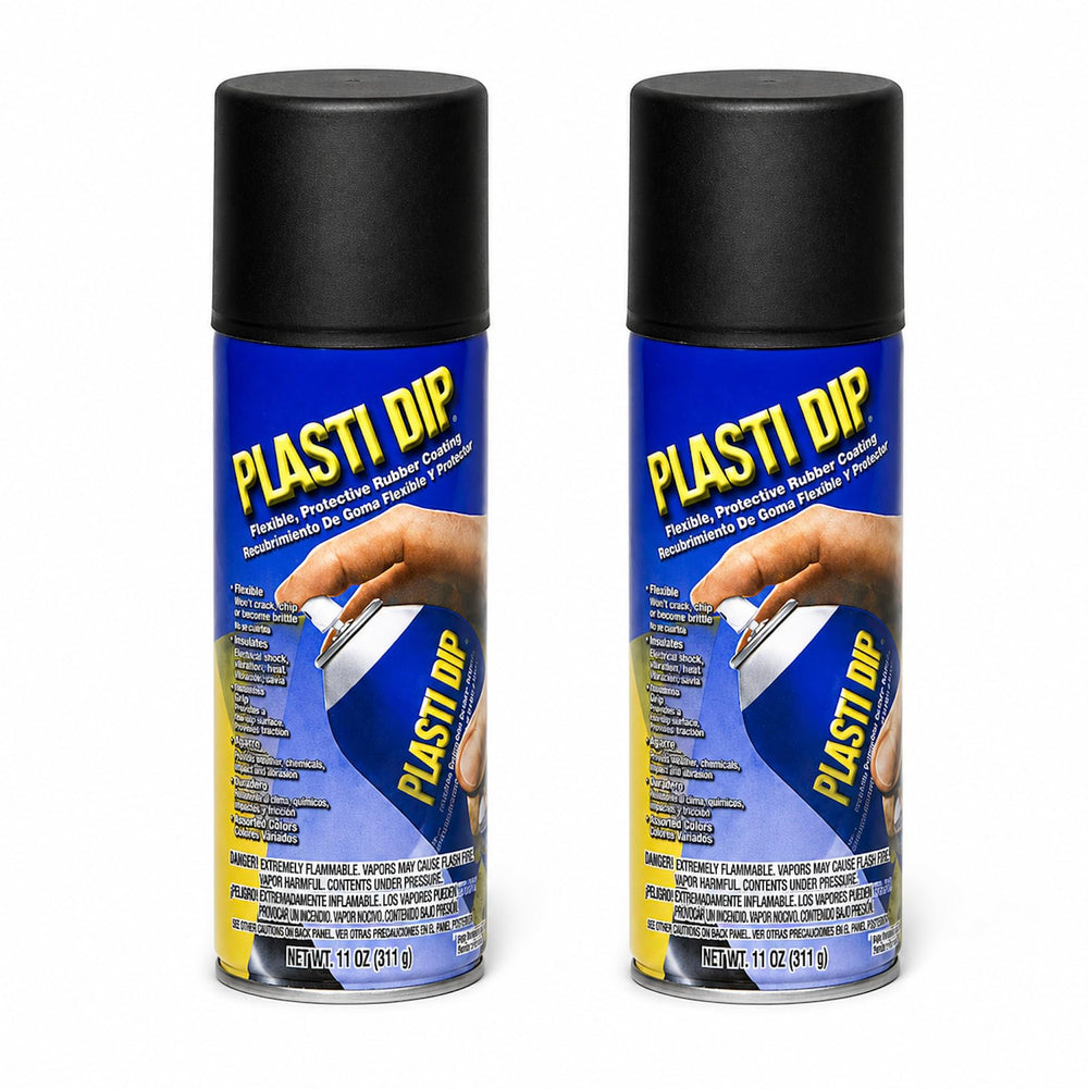 Plasti Dip front packaging showing two 11oz cans for easy identification and storage