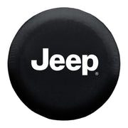 Plasticolor front view of Jeep spare cover shows branding and protects spare