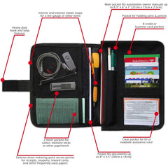 PlusXpres card slots and clear ID pocket for fast verification