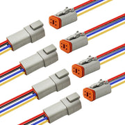 PLUXPAER front view of 4-pack connectors showing complete kit and benefit quick install