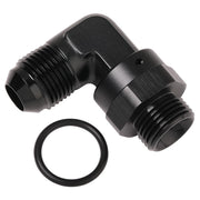 Podavelle 8AN adapter front view showing threads and anodized finish for durable seal