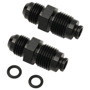 Podavelle adapter front profile showing black anodized finish and shape for easy identification and durability