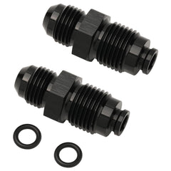 Podavelle adapter front profile showing black anodized finish and shape for easy identification and durability