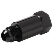 Podavelle front view of inline AN8 rollover valve showing compact anodized body and ports for secure fit