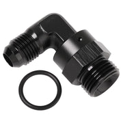 Podavelle front view of 90° adapter showing compact profile and easy routing benefit