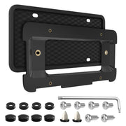 Podestaa front view bracket on neutral background showing fit and clean black finish