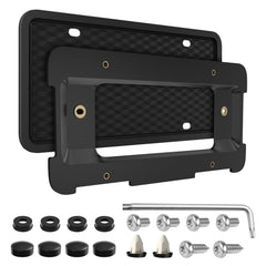 Podestaa front view bracket on neutral background showing fit and clean black finish