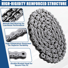 Podoy chain breaker tool beside chain for on-bike length adjustment benefit