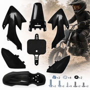 Podoy front packaging view showing glossy black plastics and included bolts for neat restoration