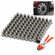 Podoy front packaging showing 60 lug nut covers and value kit benefit