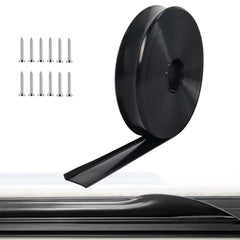 Podoy front packaging showing 50ft black trim, durable coverage benefit