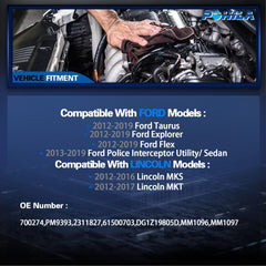 POHILA motor label and spec plate, provides verified OEM reference numbers for fit