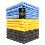 POLIVON front packaging showing 12 towels and durable design benefit