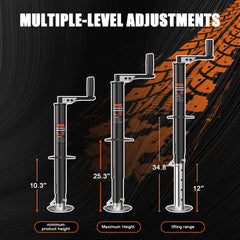 POPBULL drop leg with visible indexing showing five-level adjustability for precise height
