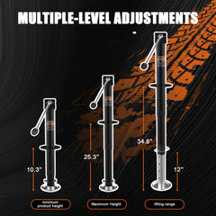 POPBULL wide base foot plate on gravel, improving stability on soft ground