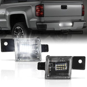 POPMOTORZ front view license plate light showing fitment and bright benefit