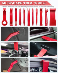 Poraxy closeup of reinforced nylon tip preventing scratches on trim pieces